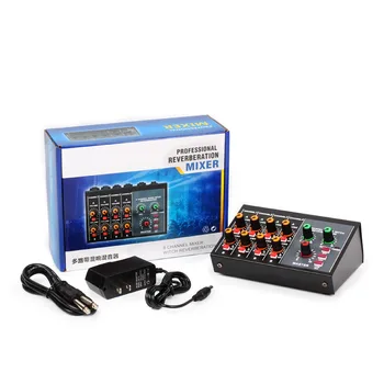 Portable Ultra-compact Mixing Console Low Noise 8 Channels Metal Mono Stereo Audio Sound Mixer Echo With Power Adapter Cable
Portable Ultra-compact Mixing Console Low Noise 8 Channels Metal Mono Stereo Audio Sound Mixer Echo With Power Adapter Cable