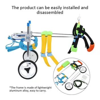 Hot Sale Adjustable Pet Wheelchair Disabled Dog Old Dog Cat Assisted Walk Car Hind Leg Exercise Car For Dog Cat Care
Hot Sale Adjustable Pet Wheelchair Disabled Dog Old Dog Cat Assisted Walk Car Hind Leg Exercise Car For Dog Cat Care
