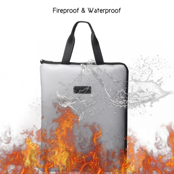 14 * 11inch Fireproof Document Bag Holder Pouch Office Portable Fire & Water Resistant File Folder with Zipper Safe Storage
14 * 11inch Fireproof Document Bag Holder Pouch Office Portable Fire & Water Resistant File Folder with Zipper Safe Storage