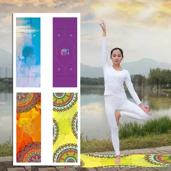 Yoga Mat 2mm Printed Microfiber Non-slip Sweat-absorbent Easy Pull Pad, Suitable For Yoga Pilates Floor Exercises
Yoga Mat 2mm Printed Microfiber Non-slip Sweat-absorbent Easy Pull Pad, Suitable For Yoga Pilates Floor Exercises