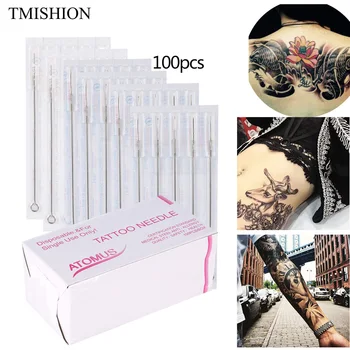 100Pcs Profession Tattoo Needles Set 10 Mix Sizes Stainless Steel Sterilized Microblading Manual Needle RL RS M1 Makeup Body Art
100Pcs Profession Tattoo Needles Set 10 Mix Sizes Stainless Steel Sterilized Microblading Manual Needle RL RS M1 Makeup Body Art