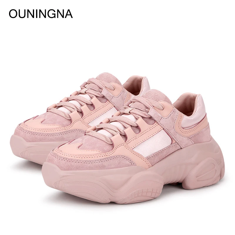 OUNINGNA 2019 Spring Summer Autumn New Fashion Sneakers High Quality Genuine Leather Women's Casual Sports Shoes Dad Shoes Flats
OUNINGNA 2019 Spring Summer Autumn New Fashion Sneakers High Quality Genuine Leather Women's Casual Sports Shoes Dad Shoes Flats