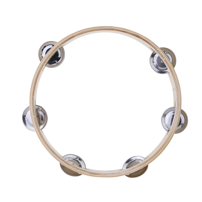 ABGZ-Kids 8" Hand Held Wood Headless Tambourine Bell with Metal Single Row Jingles and Wood Quality Children Educational Music
ABGZ-Kids 8" Hand Held Wood Headless Tambourine Bell with Metal Single Row Jingles and Wood Quality Children Educational Music