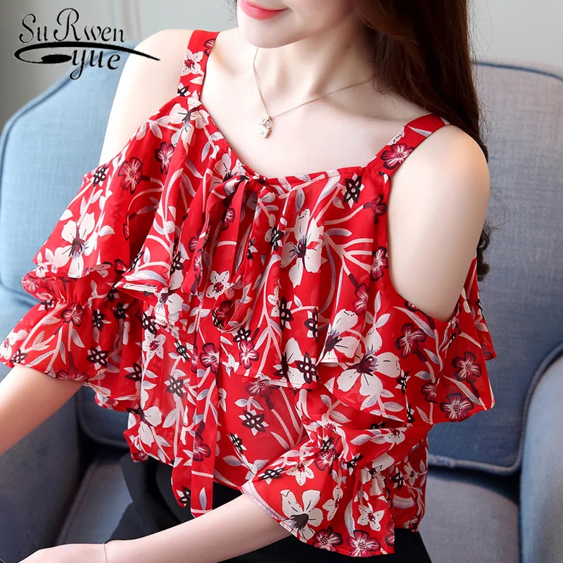 fashion woman blouses 2019 print chiffon blouse shirt sexy off shoulder tops short sleeve women summer tops shirt blusas 1880 50
fashion woman blouses 2019 print chiffon blouse shirt sexy off shoulder tops short sleeve women summer tops shirt blusas 1880 50