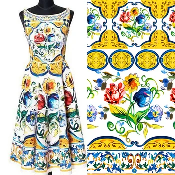 100% polyester 148cm wide spring and summer fashion printing fabric dress skirt strap senior printing cloth wholesale custom
100% polyester 148cm wide spring and summer fashion printing fabric dress skirt strap senior printing cloth wholesale custom