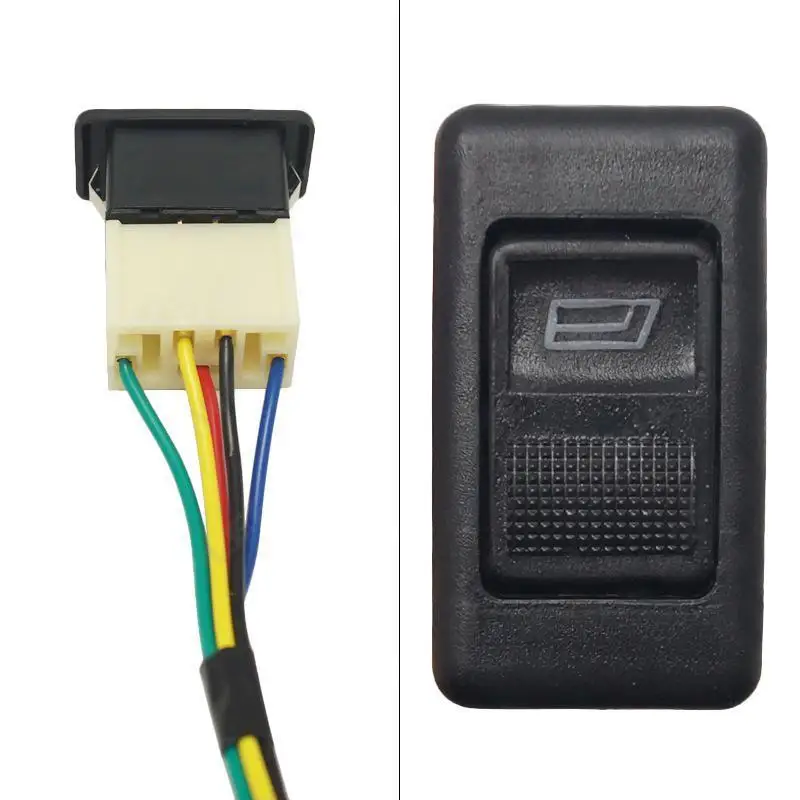 Car Power Electric Window Lifter Switch Doors Windows Single 5 Pin Switch Button With Connector Wire Plug Socket For Universal
Car Power Electric Window Lifter Switch Doors Windows Single 5 Pin Switch Button With Connector Wire Plug Socket For Universal