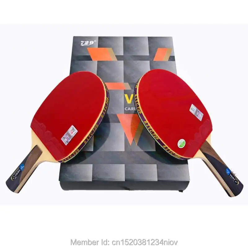 Original 729 finished racket Very-6 fast attack with loop table tennis racket ping pong racquet pimples in for both side
Original 729 finished racket Very-6 fast attack with loop table tennis racket ping pong racquet pimples in for both side