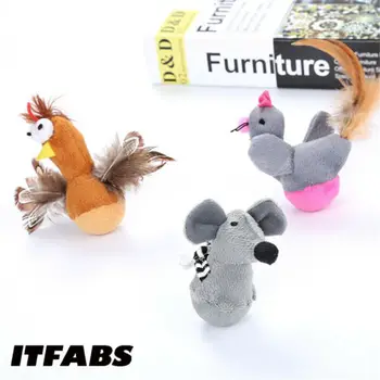 Lovely and Cute Plush+Feather Pet Cat Dog Toy Plush Tumbler False Animals Cat Toys Interactive Teaser Unisex Toy
Lovely and Cute Plush+Feather Pet Cat Dog Toy Plush Tumbler False Animals Cat Toys Interactive Teaser Unisex Toy