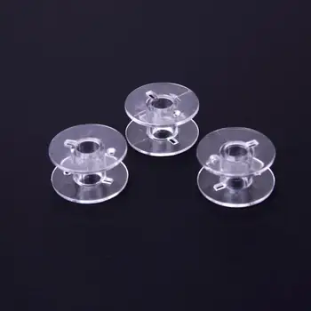 50Pcs Universal Plastic Sewing Spool Transparent Empty Bobbins Spool Empty Clear Bobbins Spool for Brother Singer Sewing Machine
50Pcs Universal Plastic Sewing Spool Transparent Empty Bobbins Spool Empty Clear Bobbins Spool for Brother Singer Sewing Machine