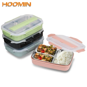 HOOMIN Cutlery Bento Box Lunch Box Insulation Stainless Steel Food Container Microwave Heating Large-capacity Lunchbox
HOOMIN Cutlery Bento Box Lunch Box Insulation Stainless Steel Food Container Microwave Heating Large-capacity Lunchbox