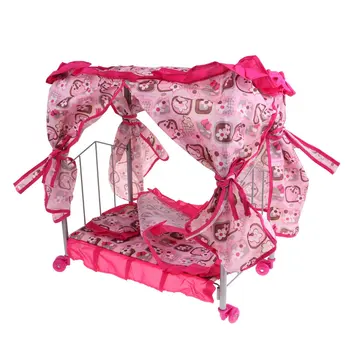 Simulation Miniature Princess Bed with Curtain Pretend Play Role Playing Game Doll House Accessories Decoration Educational Toys 
Simulation Miniature Princess Bed with Curtain Pretend Play Role Playing Game Doll House Accessories Decoration Educational Toys