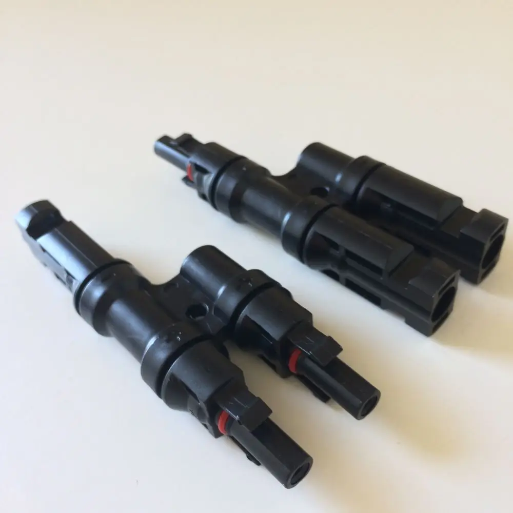 1 Pair MC4 T/ Y Branch Connector 1 to 2 Solar PV MC4 Branch Connectors Solar Energy Adapter Solar Panel
1 Pair MC4 T/ Y Branch Connector 1 to 2 Solar PV MC4 Branch Connectors Solar Energy Adapter Solar Panel