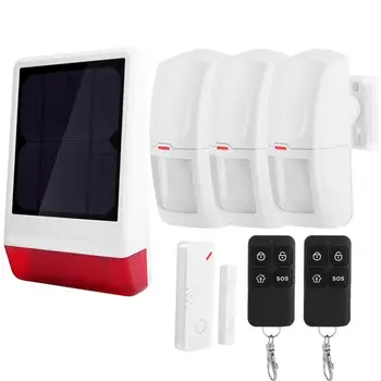 Alarmas De Seguridad Para Casa Alarme Residencial 433MHZ Wireless Solar Siren Burglar Security Alarm System 1 Door Magnet 3
Alarmas De Seguridad Para Casa Alarme Residencial 433MHZ Wireless Solar Siren Burglar Security Alarm System 1 Door Magnet 3