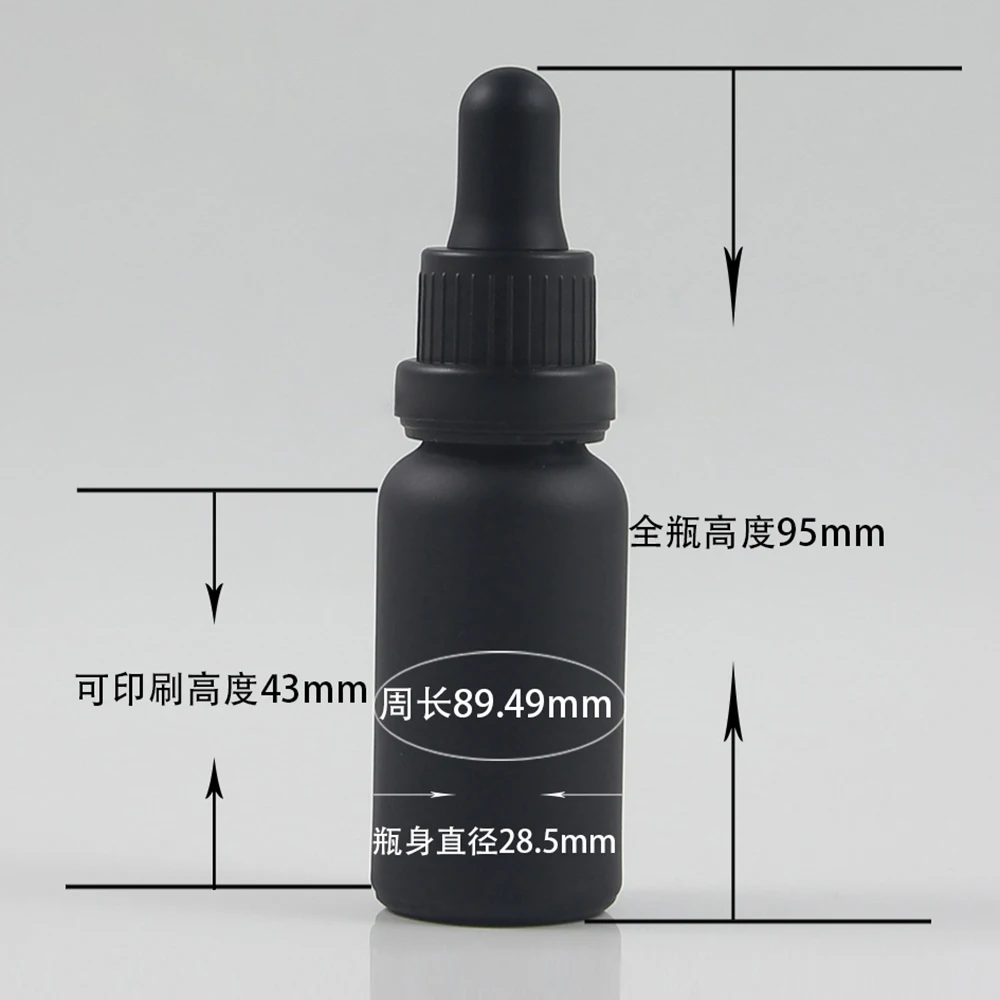 Round style frosted black or gloss black olive oil glass dropper bottle 20ml 100pcs/lot
Round style frosted black or gloss black olive oil glass dropper bottle 20ml 100pcs/lot