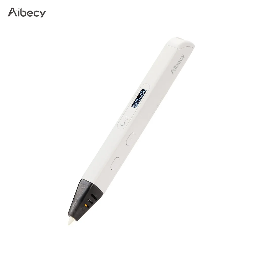 Aibecy 3D Printing Pen OLED Display work with ABS PLA Filament for Kids Art Craft Drawing DIY Gift 3d Printer Pens
Aibecy 3D Printing Pen OLED Display work with ABS PLA Filament for Kids Art Craft Drawing DIY Gift 3d Printer Pens