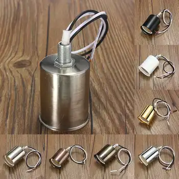 E27 Lamp Base Vintage Retro Antique Edison Ceramic Screw Bulb Hang Socket Lamp Base Holder Light Fitting With Wire 230V
E27 Lamp Base Vintage Retro Antique Edison Ceramic Screw Bulb Hang Socket Lamp Base Holder Light Fitting With Wire 230V