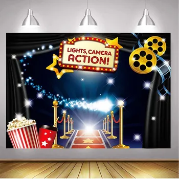 Hollywood - Popcorn Movie Theme Photography Backdrop Birthday Background Premiere Marquee Red Carpet Celebrity Banner Photobooth
Hollywood - Popcorn Movie Theme Photography Backdrop Birthday Background Premiere Marquee Red Carpet Celebrity Banner Photobooth