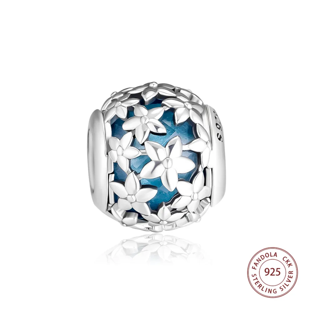 CKK 100% 925 Sterling Silver Blue Crystal Plumeria Around Charms Bead Fit Original Pandora Bracelet Beads for Jewelry Making
CKK 100% 925 Sterling Silver Blue Crystal Plumeria Around Charms Bead Fit Original Pandora Bracelet Beads for Jewelry Making