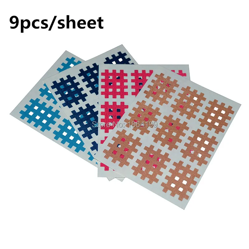 (20 sheets/lot) Spiral Cross Kinesiology Tape Physical Therapy Cross Tape 9pcs/sheet Cross Therapy tape
(20 sheets/lot) Spiral Cross Kinesiology Tape Physical Therapy Cross Tape 9pcs/sheet Cross Therapy tape
