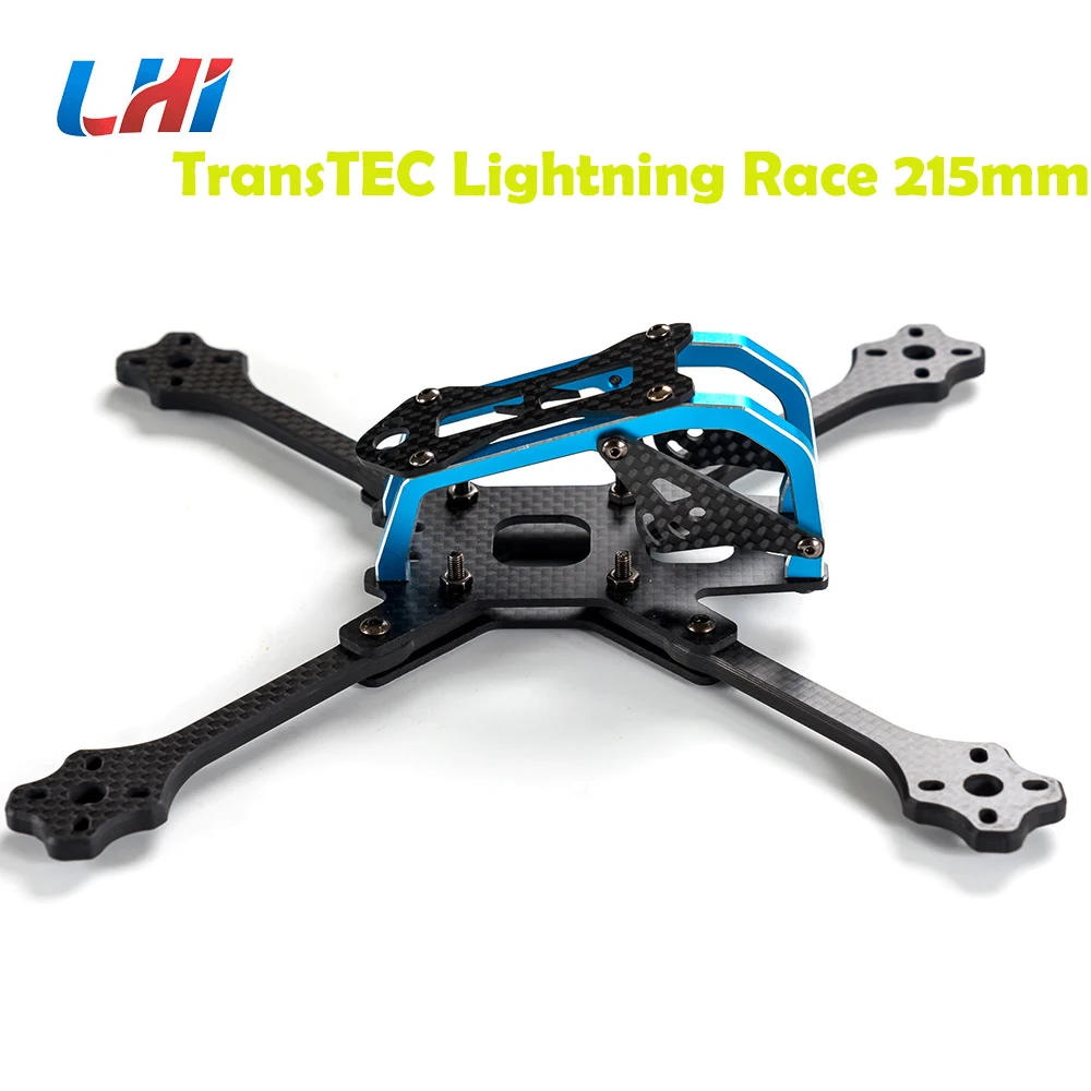 2018 Newest TransTEC for Lightning Race 215mm 4mm 3K Full Carbon Fiber Frame Kit Blue / Sliver for RC Racing Racer Drone parts
2018 Newest TransTEC for Lightning Race 215mm 4mm 3K Full Carbon Fiber Frame Kit Blue / Sliver for RC Racing Racer Drone parts