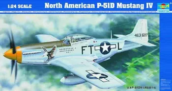 Trumpeter 02401 1/24 American P-51D Mustang Warplane Fighter Model Kit TH05557-SMT2
Trumpeter 02401 1/24 American P-51D Mustang Warplane Fighter Model Kit TH05557-SMT2