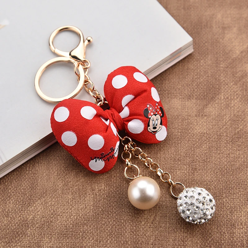 Fashion Mickey Keychain Plush Bow Knot Key Chain Gifts for Keyring Bag for Women Charms Key Holder Llaveros Chaveiros EH313
Fashion Mickey Keychain Plush Bow Knot Key Chain Gifts for Keyring Bag for Women Charms Key Holder Llaveros Chaveiros EH313