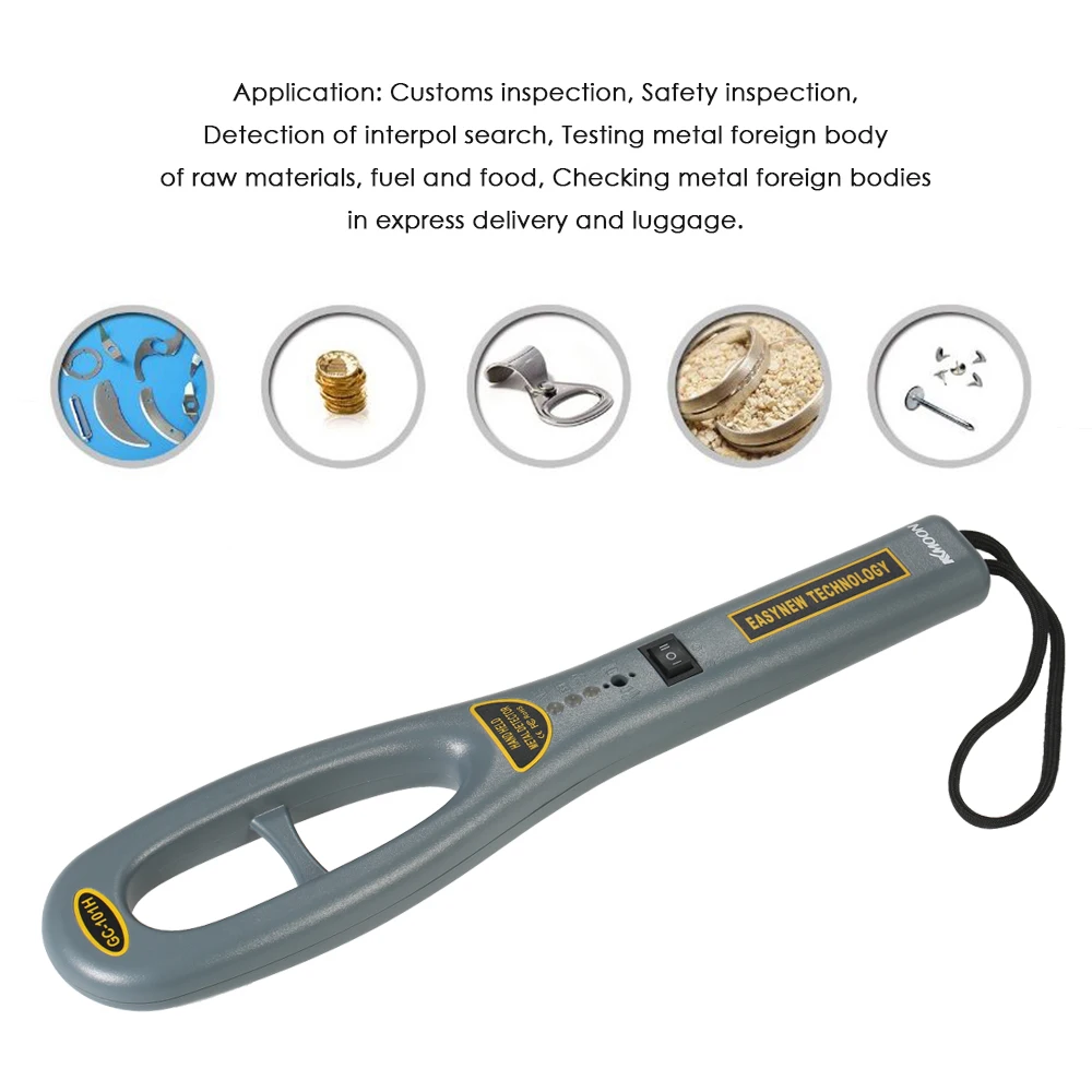 KKmoon High Sensitivity Portable Handheld Metal Detector Safety Inspection Metal Detector With Buzzer Vibration Security Check
KKmoon High Sensitivity Portable Handheld Metal Detector Safety Inspection Metal Detector With Buzzer Vibration Security Check