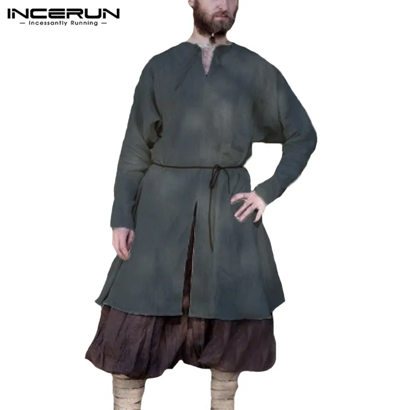 Medieval Period Adult Men Shirt Viking Norman Tunic Stage Costumes V-neck Loose Solid Long Sleeve Cotton Linen Men Long Tops 5XL
Medieval Period Adult Men Shirt Viking Norman Tunic Stage Costumes V-neck Loose Solid Long Sleeve Cotton Linen Men Long Tops 5XL