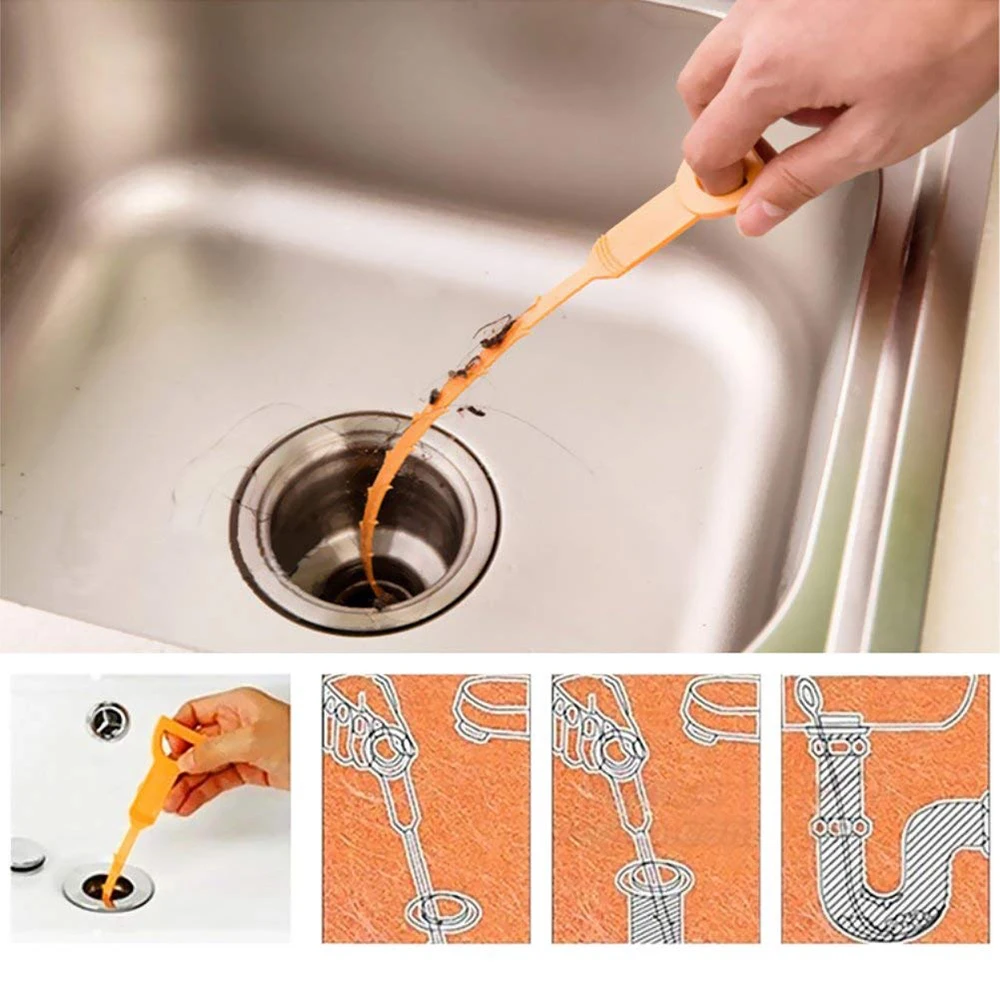 Toilet Plunger Sink Anti-Blocking Cleaning Hook Retractable Sewer Hair Cleaner Pipeline Dredge Kitchen Tools Portable
Toilet Plunger Sink Anti-Blocking Cleaning Hook Retractable Sewer Hair Cleaner Pipeline Dredge Kitchen Tools Portable