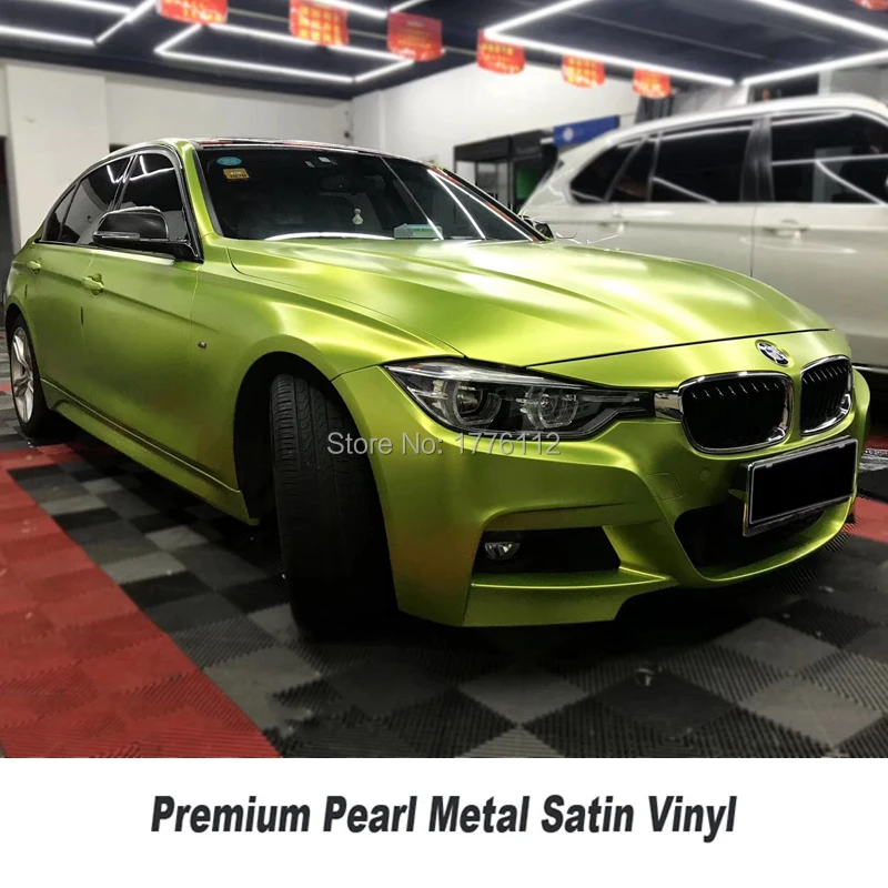 Highest quality Lemon green matte metallic wrapping film pearl metal Vinyl wrap foil air bubble free for High-end car
Highest quality Lemon green matte metallic wrapping film pearl metal Vinyl wrap foil air bubble free for High-end car