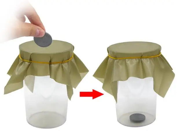 Coin Through A sheet of Rubber Coin Into Cup / Pena-Coin Magic Tricks Penetration Magia Magician Close Up Illusion Gimmick Props
Coin Through A sheet of Rubber Coin Into Cup / Pena-Coin Magic Tricks Penetration Magia Magician Close Up Illusion Gimmick Props