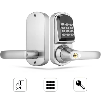 S202MF Digital Password Mechanical Key Card Smart Door Lock Anti-Theft Gate Lock for Apartment
S202MF Digital Password Mechanical Key Card Smart Door Lock Anti-Theft Gate Lock for Apartment