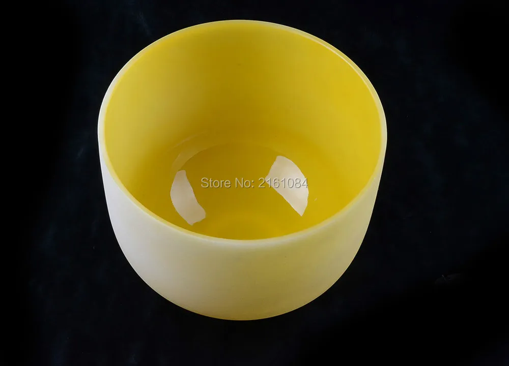 12" Yellow Color E Solar Plexus Chakra Frosted Quartz Crystal Singing Bowl with free suede and o-ring
12" Yellow Color E Solar Plexus Chakra Frosted Quartz Crystal Singing Bowl with free suede and o-ring