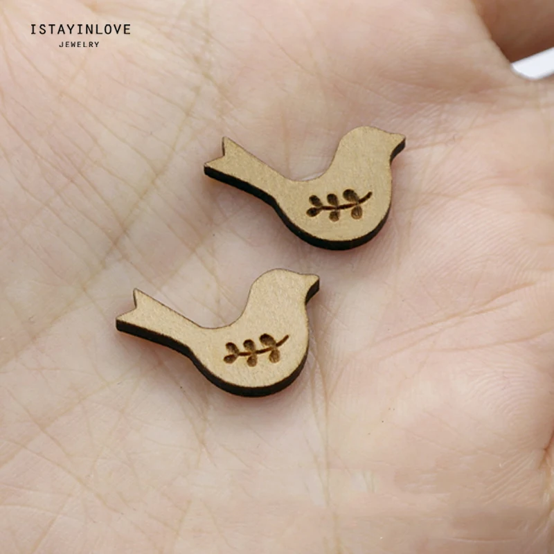 Handmade Jewelry Making Supplies Beads Laser Cut Wooden Leaf Bird Charm For DIY Necklace Earrings Brooch Ring SWC204
Handmade Jewelry Making Supplies Beads Laser Cut Wooden Leaf Bird Charm For DIY Necklace Earrings Brooch Ring SWC204