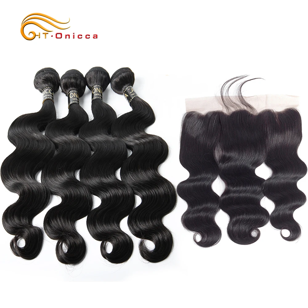 Body Wave Bundles with Frontal Peruvian Human Hair Bundles With Frontal Ear To Ear Closure Lace Frontal With Bundles Remy Hair
Body Wave Bundles with Frontal Peruvian Human Hair Bundles With Frontal Ear To Ear Closure Lace Frontal With Bundles Remy Hair