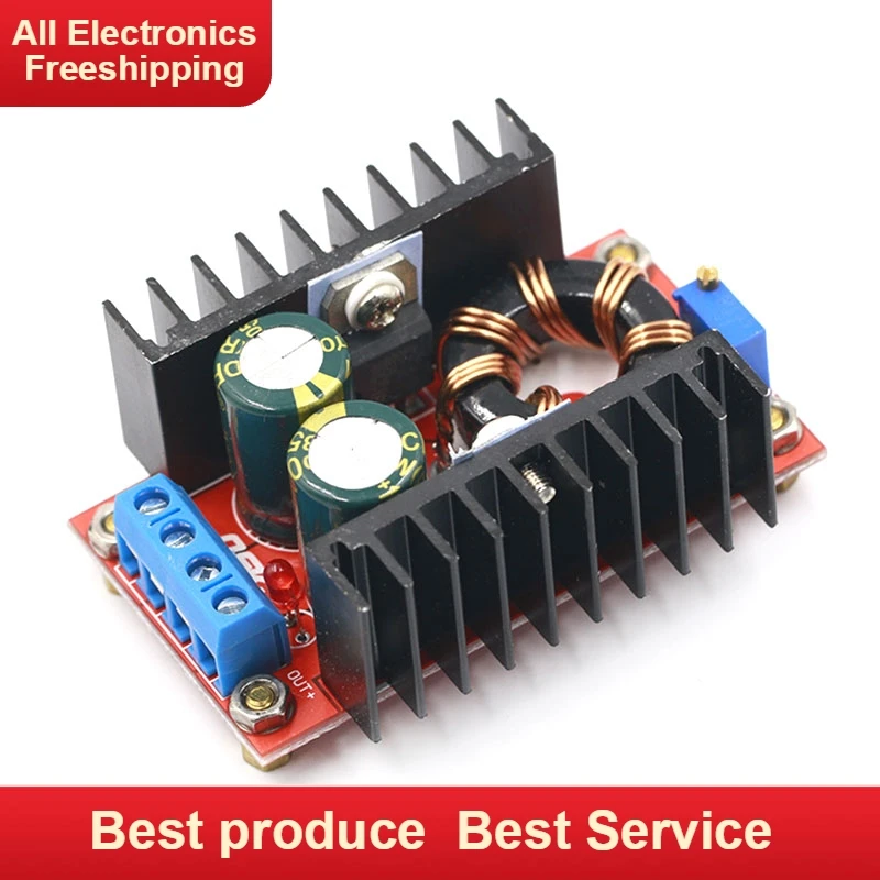 10-30V to 12-35V Step Up CV CC 150W 10A DC DC Boost Converter Car Power Supply LED Driver Charger Adjustable Voltage Regulator
10-30V to 12-35V Step Up CV CC 150W 10A DC DC Boost Converter Car Power Supply LED Driver Charger Adjustable Voltage Regulator