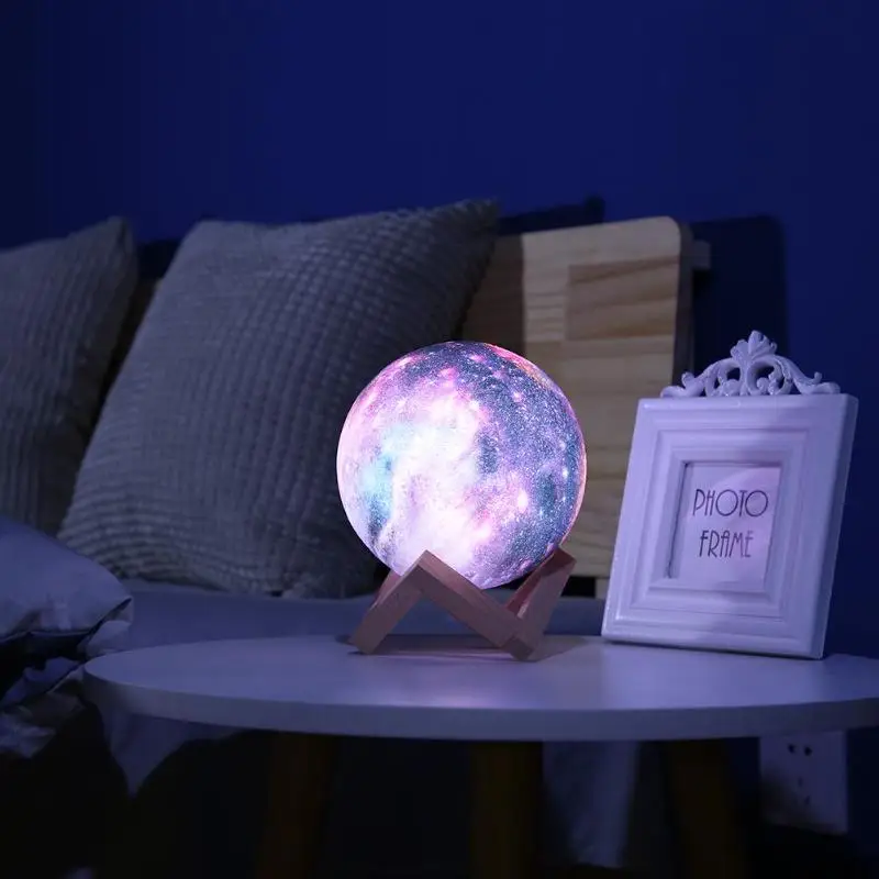 3D Print Starry Sky Star Moon Lamp Colorful 7 Color Change Touch Switch Night Light Home Decor with Wooden Holder Dropshipping
3D Print Starry Sky Star Moon Lamp Colorful 7 Color Change Touch Switch Night Light Home Decor with Wooden Holder Dropshipping