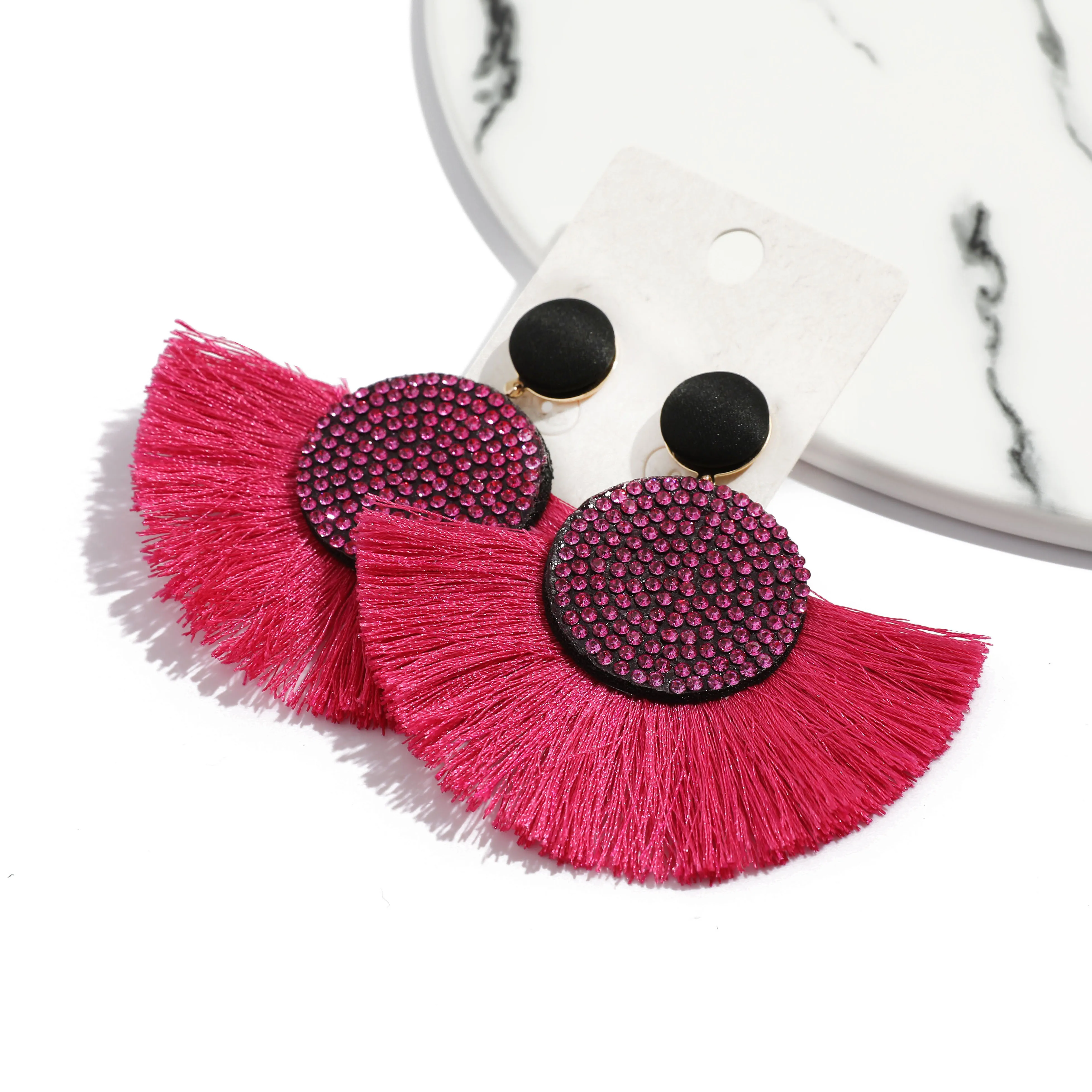 Ethnic Round Tassel Bohemian Earrings for Women Bohemian Female Dangle Earring Handmade Brincos Statement Drop Earrings Jewelry
Ethnic Round Tassel Bohemian Earrings for Women Bohemian Female Dangle Earring Handmade Brincos Statement Drop Earrings Jewelry