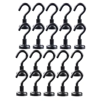 Heavy Duty Black Magnetic Hooks, Strong Neodymium Black Magnet Hook For Home, Kitchen, Workplace, Office And Garage, Hold Up T
Heavy Duty Black Magnetic Hooks, Strong Neodymium Black Magnet Hook For Home, Kitchen, Workplace, Office And Garage, Hold Up T