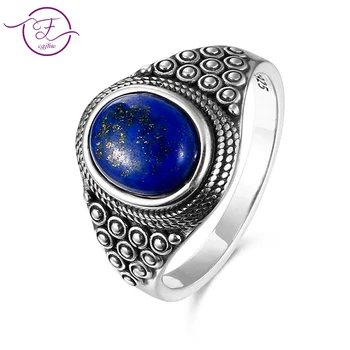 925 Sterling Silver For WomenNew Vintage Fine Jewelry 8X10MM Lapis Oval RingsAnniversary GiftsR327L-5
925 Sterling Silver For WomenNew Vintage Fine Jewelry 8X10MM Lapis Oval RingsAnniversary GiftsR327L-5