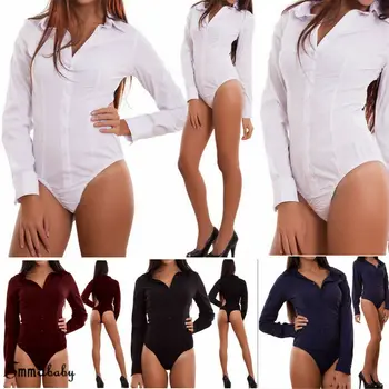 Women Sexy Spring Long Sleeve Playsuit Bodysuits Ladies Autumn V-Neck Stretchy Playsuit Casual Slim Romper
Women Sexy Spring Long Sleeve Playsuit Bodysuits Ladies Autumn V-Neck Stretchy Playsuit Casual Slim Romper
