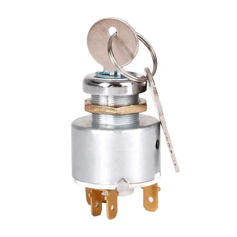 12V 4 Position Car Boat Motorcycle Ignition Starter Lock Cylinder Switch with 2 Keys for Refitting Automobiles Ships Motor
12V 4 Position Car Boat Motorcycle Ignition Starter Lock Cylinder Switch with 2 Keys for Refitting Automobiles Ships Motor