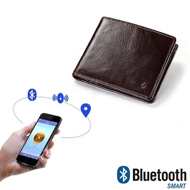 Genuine Leather Card Holder Bluetooth Men's Leather Wallet Short Cowhide Smart Thieves Anti-theft USB IOS Android Fashion Wallet
Genuine Leather Card Holder Bluetooth Men's Leather Wallet Short Cowhide Smart Thieves Anti-theft USB IOS Android Fashion Wallet