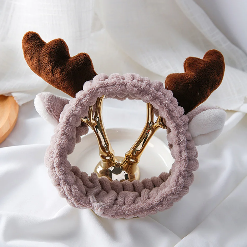 Elastic Casual For Shower Coral Fleece Elk Antler Hair Clasp Makeup Headband Mask Tool Bath Lovely Make Up Cute Wash Face
Elastic Casual For Shower Coral Fleece Elk Antler Hair Clasp Makeup Headband Mask Tool Bath Lovely Make Up Cute Wash Face