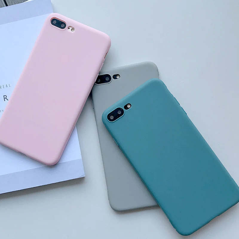 Ottwn Simple Matte Plain Phone Case For iPhone 7 8 6 6s Plus Anti-Fall Soft TPU Phone Cover Cases For iPhone X XR XS Max Fundas
Ottwn Simple Matte Plain Phone Case For iPhone 7 8 6 6s Plus Anti-Fall Soft TPU Phone Cover Cases For iPhone X XR XS Max Fundas