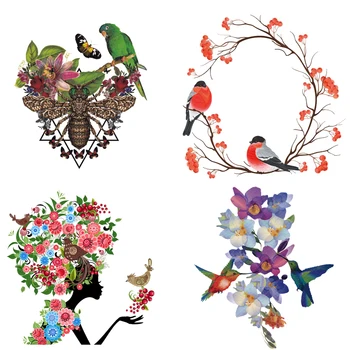 Fashion Women's Clothing Applique Iron on Flowers Patches Clothing Applications Heat Transfer Stickers DIY Dress T-shirt Print E
Fashion Women's Clothing Applique Iron on Flowers Patches Clothing Applications Heat Transfer Stickers DIY Dress T-shirt Print E