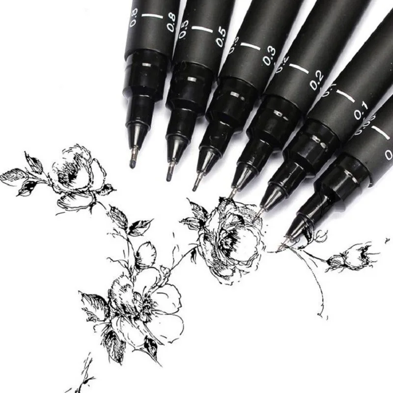 6PCS Water Needle Gel Pen Water Resistant Pigment Drawing Liner Pen Painting Cartoon Art Marker Pens School Sketch Pen 04307
6PCS Water Needle Gel Pen Water Resistant Pigment Drawing Liner Pen Painting Cartoon Art Marker Pens School Sketch Pen 04307