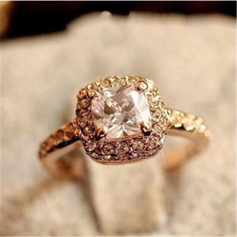 Square Full Crystal Rings For Women Jewelry Rose Gold Rings For Women Engagement Ring Female Finger Wedding Ring Gifts For Women
Square Full Crystal Rings For Women Jewelry Rose Gold Rings For Women Engagement Ring Female Finger Wedding Ring Gifts For Women