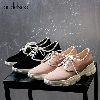 ODS 2019 Spring Luxury Women Sneakers Flats Platform Designer Sneakers Comfortable Casual Shoes Lace Up Genuine Leather Flat 40
ODS 2019 Spring Luxury Women Sneakers Flats Platform Designer Sneakers Comfortable Casual Shoes Lace Up Genuine Leather Flat 40