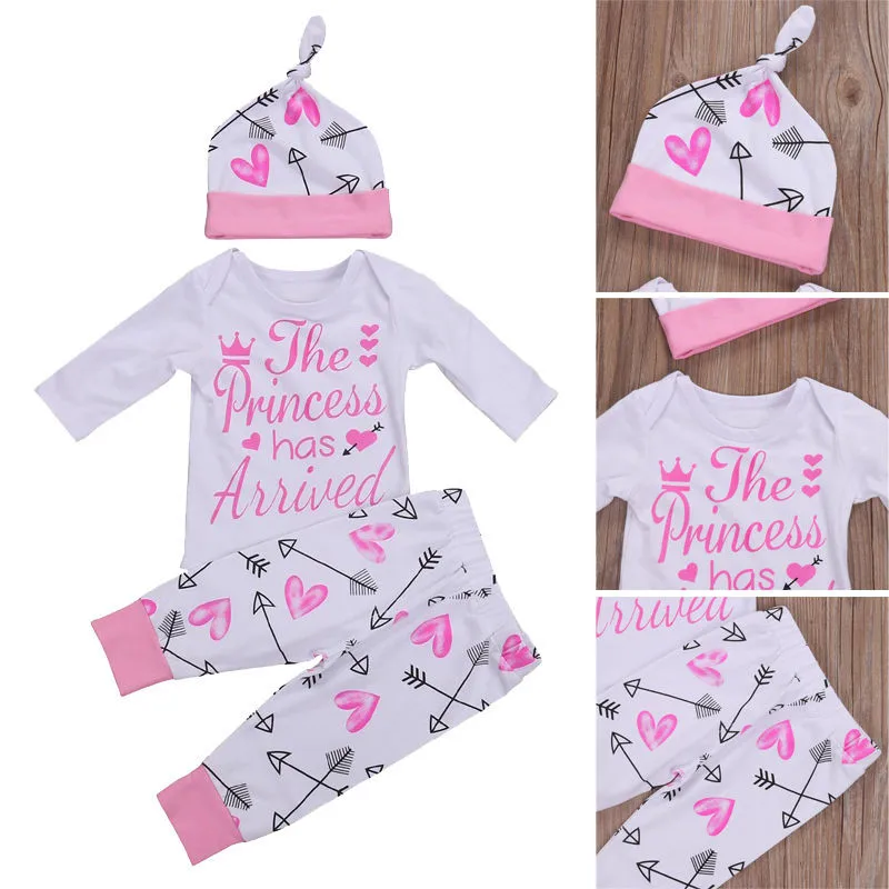 Summer Newborn Infant Baby Girls Clothes Playsuit Long Sleeve Print Romper+Long Pants+Hat Outfit Clothes Set
Summer Newborn Infant Baby Girls Clothes Playsuit Long Sleeve Print Romper+Long Pants+Hat Outfit Clothes Set